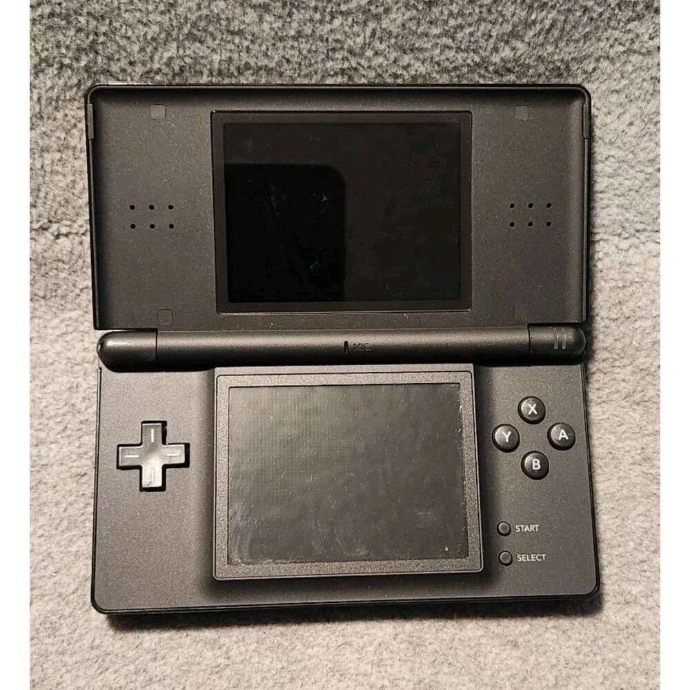 Nintendo DS Lite Console USG-001 No Charger - Onyx Black Tested